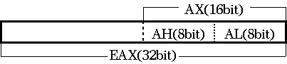 Registerι(EAX Registers)